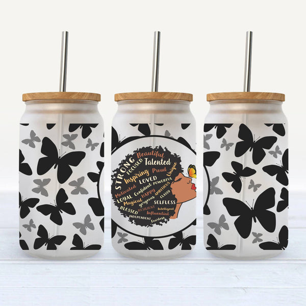 Strong Focused Beautiful (UVDTF Cup Wrap)