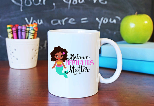 Melanin Mermaids Matter Mug